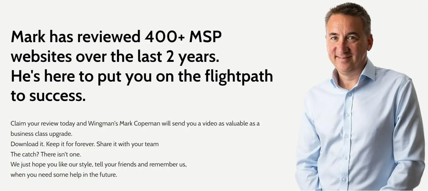 MSP Website Exemplar Screenshot 5
