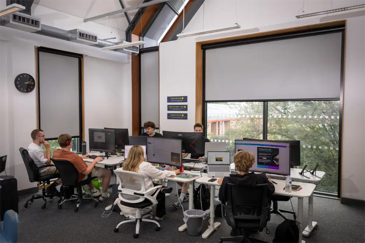 Production - Creative team working in office