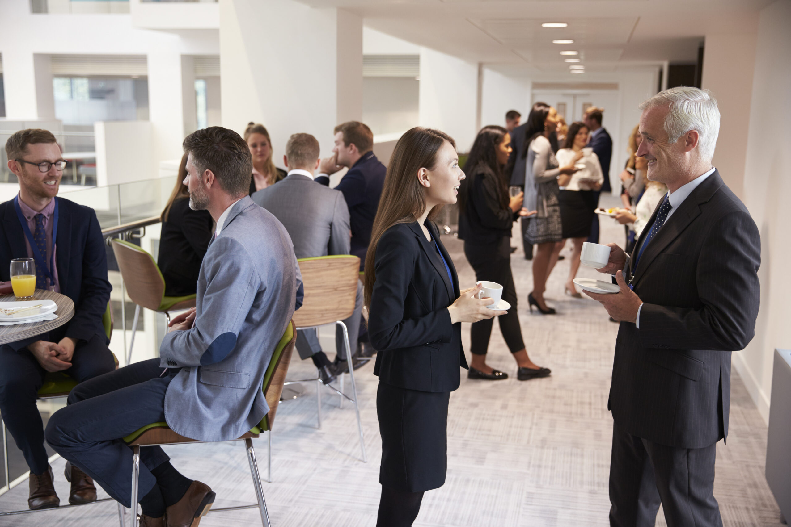 Sales meeting at MSP marketing event